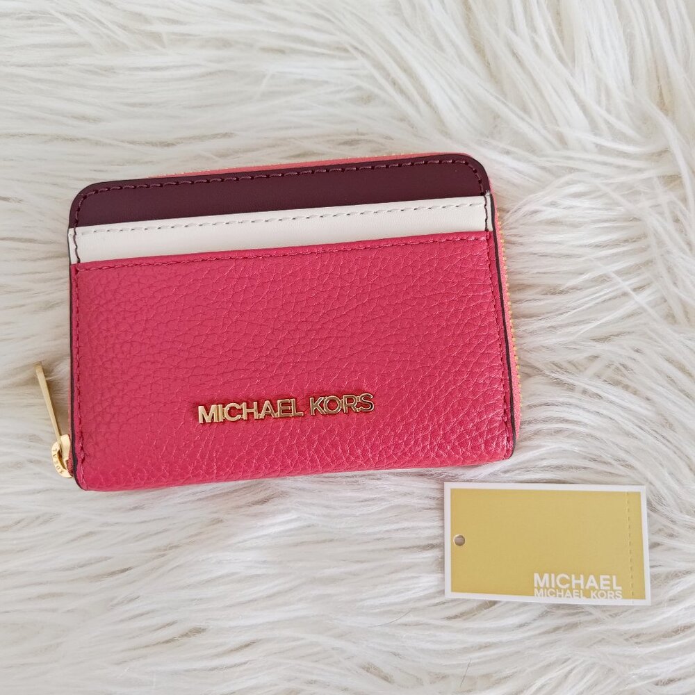 Michael Kors Jet Set Travel Medium Color-Block Wallet 35S4GTVD8L